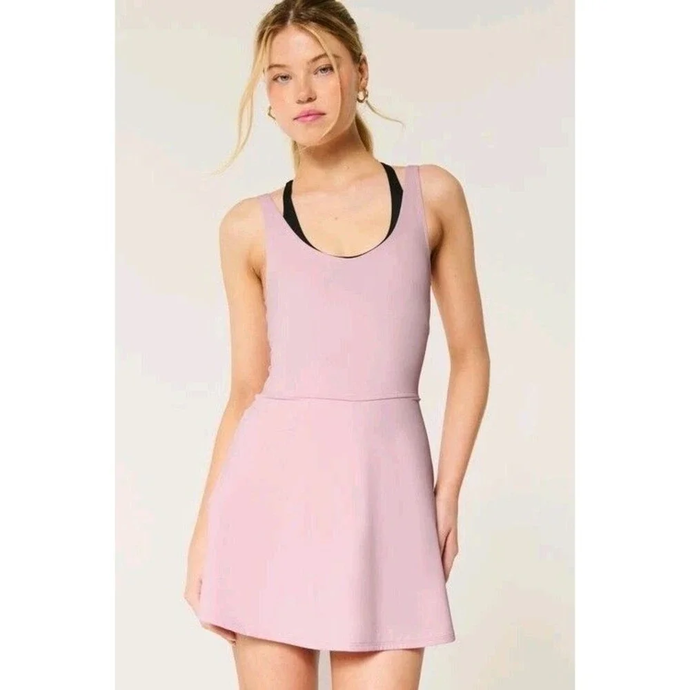 NWT Gilly Hicks | Size XS | Active Boost Layered Dress Light Lilac Tennis Skort - Picture 1 of 16
